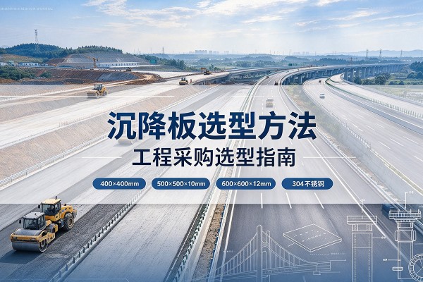 任泽沉降板选择方法