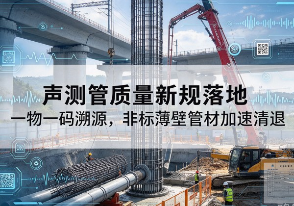 任泽声测管质量新规落地，一物一码溯源，非标薄壁管材加速清退