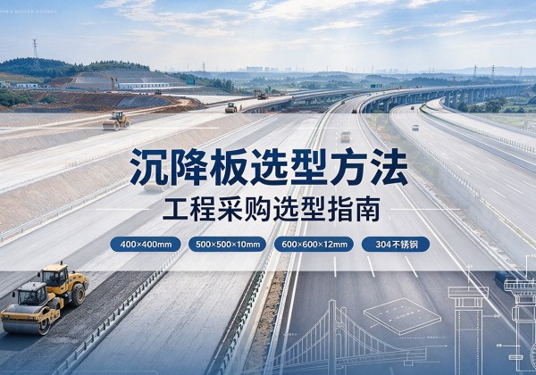 任泽沉降板选择方法